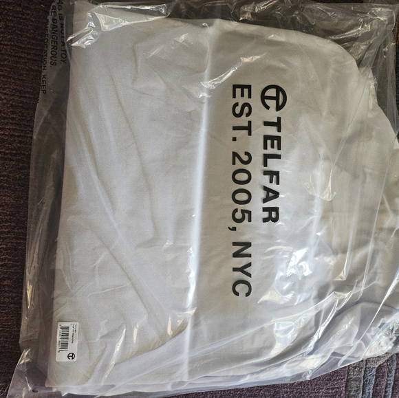 Telfar Large Navy Shopping Bag - Picture 3 of 4